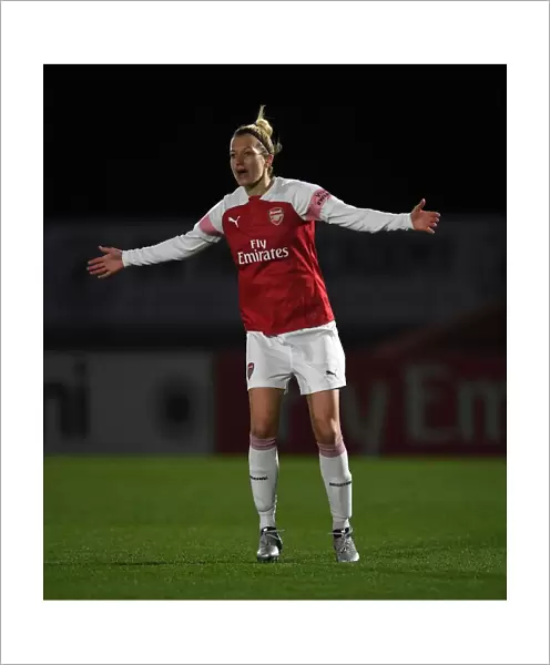 Janni Arnth in Action: Arsenal Women vs. Birmingham City Women (FA WSL Continental Tyres Cup)