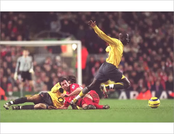 Emmanuel Eboue (Arsenal) Robbie Fowler (Liverpool). Liverpool 1: 0 Arsenal