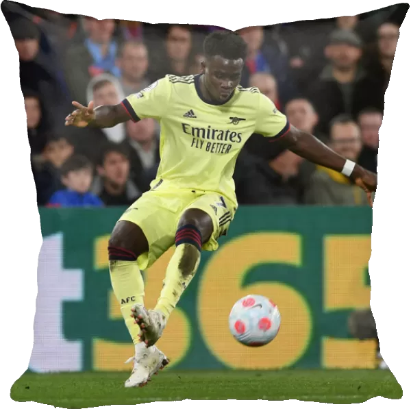 Bukayo Saka in Action: Crystal Palace vs Arsenal, Premier League 2021-22