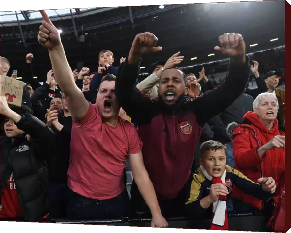 Arsenal Fans Celebrate Dramatic Win Against West Ham United in Premier League Showdown