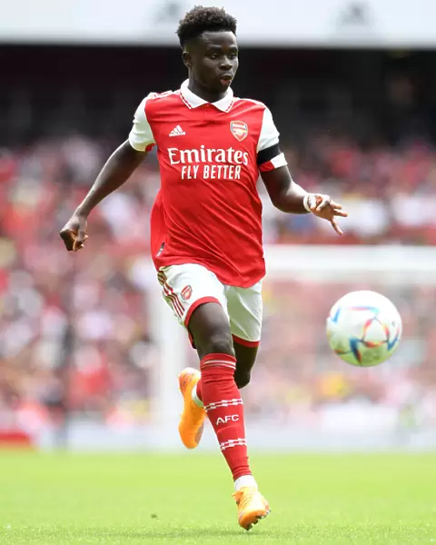 Arsenal's Bukayo Saka Shines in Emirates Cup Match against Sevilla