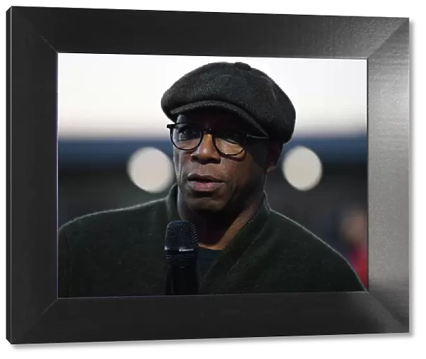 Ian Wright Cheers on Arsenal Women at Home Game Against Brighton & Hove Albion, FA WSL 2022-23