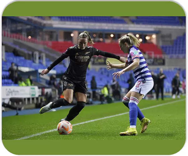 Arsenal's Jordan Nobbs in Action against Reading in FA WSL Match