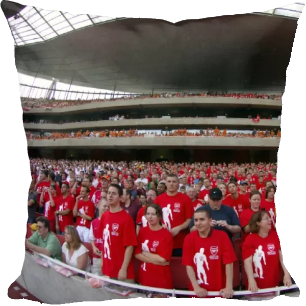 Arsenal fans in the Emirates Stadium
