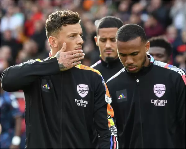 Arsenal's Ben White Gears Up for Arsenal vs. Nottingham Forest Clash (2022-23)