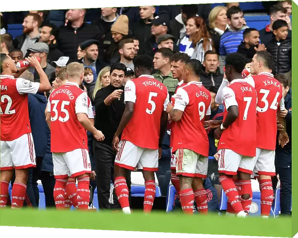 Arsenal Manager Mikel Arteta Rallies Team During Chelsea Showdown, Premier League 2022-23