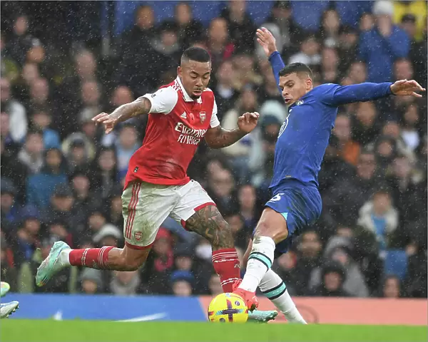 Gabriel Jesus vs. Thiago Silva: Battle at Stamford Bridge - Chelsea vs. Arsenal, Premier League 2022-23