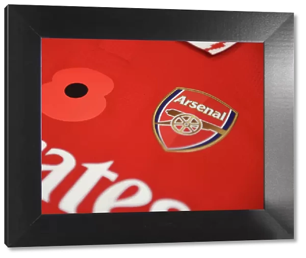 Arsenal's Poppy-Embellished Jerseys: Arsenal vs Brighton & Hove Albion, Carabao Cup 2022-23