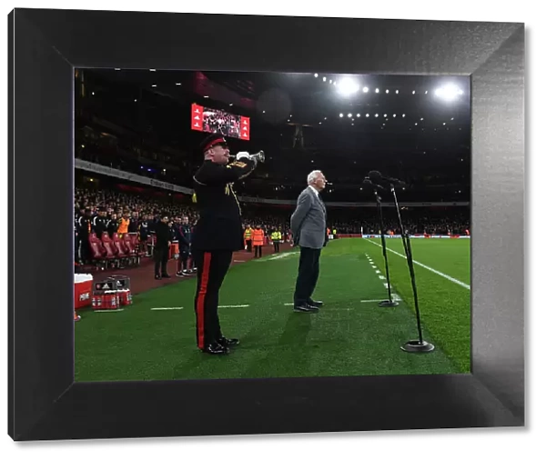 Arsenal vs Brighton & Hove Albion: Carabao Cup Match Honored by The King's Troop RHA's Last Post Ceremony