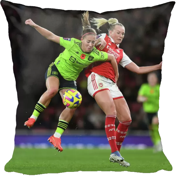 Arsenal vs Manchester United: FA Women's Super League Clash at Emirates Stadium (2022-23) - Stina Blackstenius vs Maya Le Tissier Battle