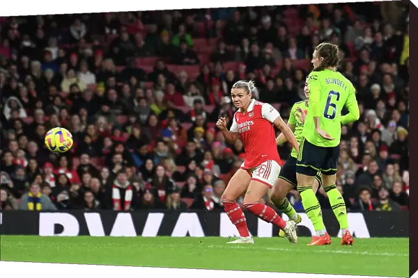 Arsenal Women vs Manchester United Women: Laura Wienroither Scores the Second Goal in FA WSL Clash at Emirates Stadium (November 19, 2022)