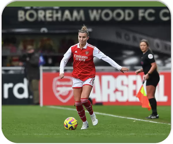 Steph Catley in Action: Arsenal Women vs. Everton Women (FA Women's Super League 2022-23)