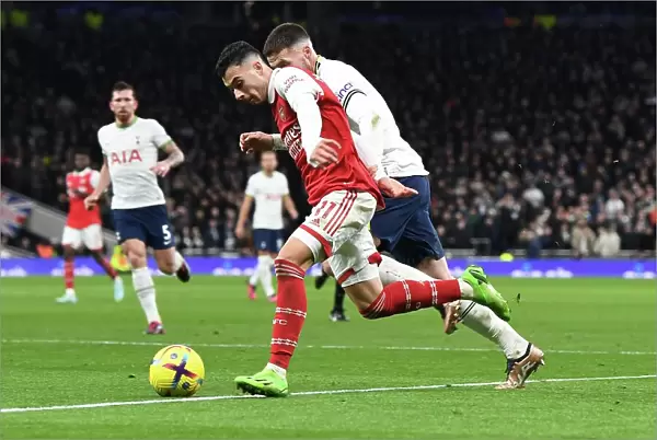 Gabriel Martinelli vs Matt Docherty: Battle in the Premier League - Tottenham Hotspur vs Arsenal FC (2022-23)