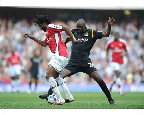 Alex Song (Arsenal) Patrick Vieira (Man City). Arsenal 0: 0 Manchester City