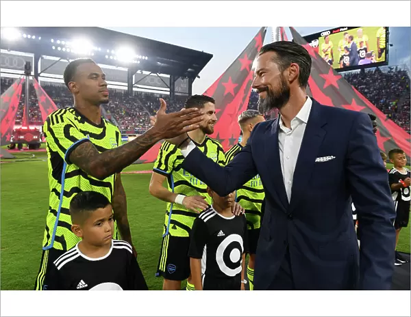 Behind the Scenes: A Meeting Between Gabriel and Josh Kroenke at the MLS All-Star Game (Arsenal FC)