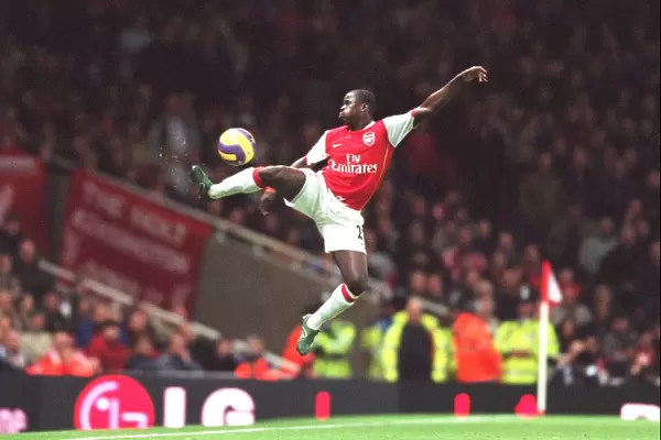 Emmanuel Eboue's Triumph: Arsenal's 3-0 Victory Over Liverpool, FA Premier League, Emirates Stadium, London, 12 / 11 / 06