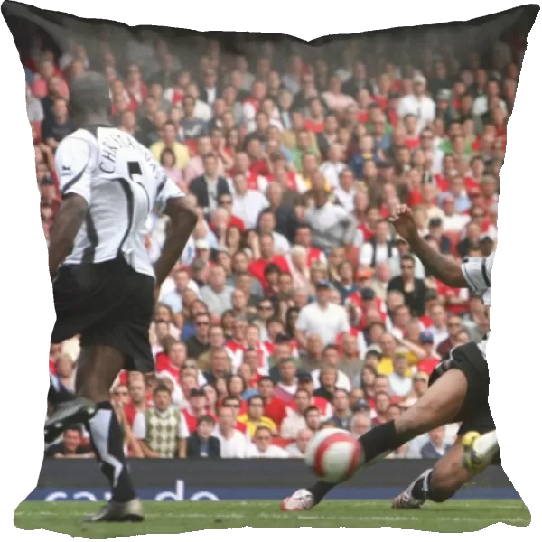 Adebayor Scores the Second Goal: Arsenal 3-1 Fulham, Barclays Premiership, Emirates Stadium, London, 2007