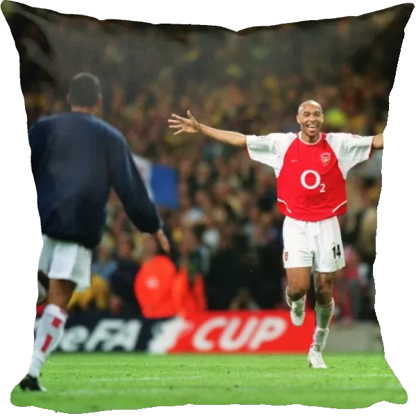 Thierry Henry, Giovanni van Bronckhorst, and Kolo Toure: Arsenal's FA Cup Victory Celebration (Arsenal 1:0 Southampton, Millennium Stadium, Cardiff, 2003)