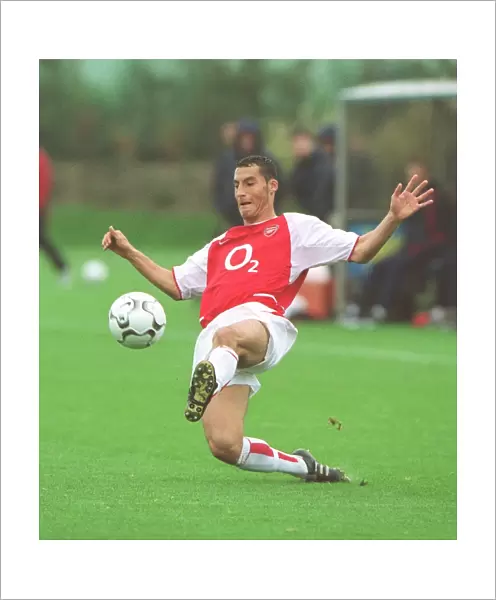 David Grondin (Arsenal). Arsenal reserves v QPR reserves, 15  /  10  /  2002