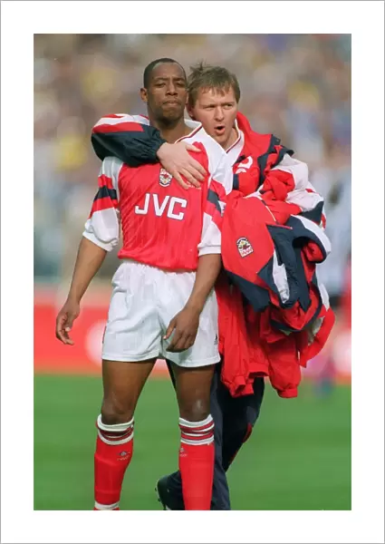Ian Wright and Gary Lewin (Arsenal)
