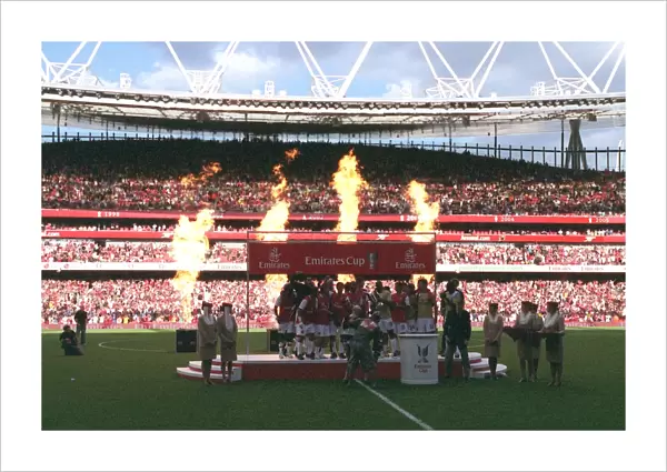 Arsenal lift the Emirates Trophy