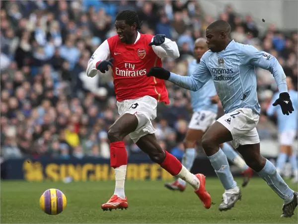 Emmanuel Adebayor (Arsenal) Micah Richards (Manchester City)