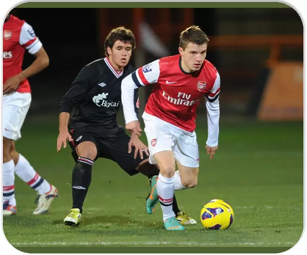 Thomas Eisfeld (Arsenal) Ager Aqueche (Bilbao). Arsenal U19 4: 2 Athletic Bilbao U19