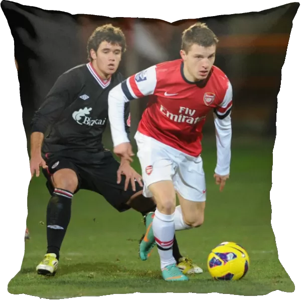 Thomas Eisfeld (Arsenal) Ager Aqueche (Bilbao). Arsenal U19 4: 2 Athletic Bilbao U19