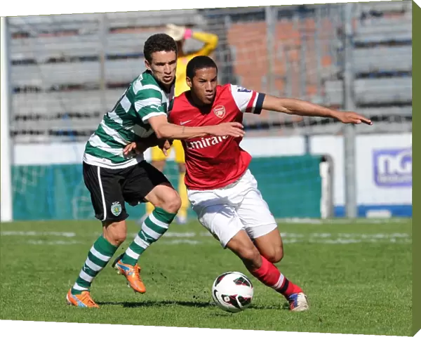 Isaac Hayden (Arsenal) Wallyson Mallmann (Sporting). Arsenal U19 1: 3 Sporting Lisbon U19