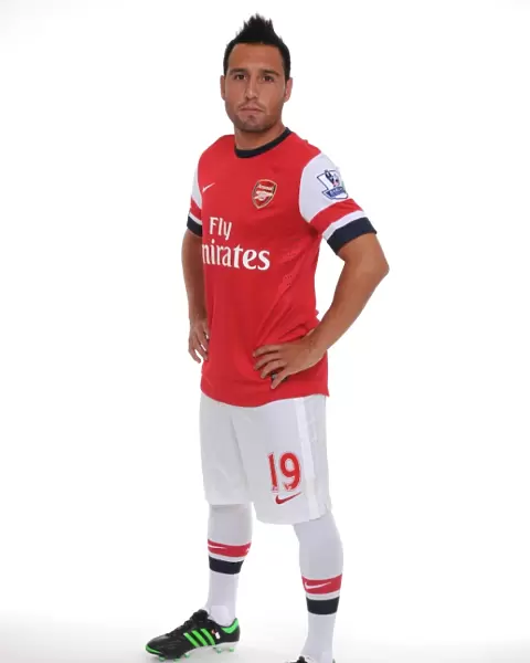 Arsenal 2013-14 Squad: Santi Cazorla at the Team Photocall