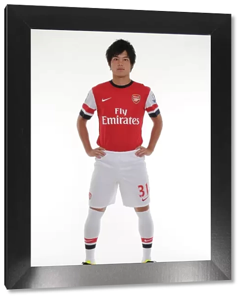 Arsenal FC 2013-14 Squad: Ryo Miyaichi at Team Photocall
