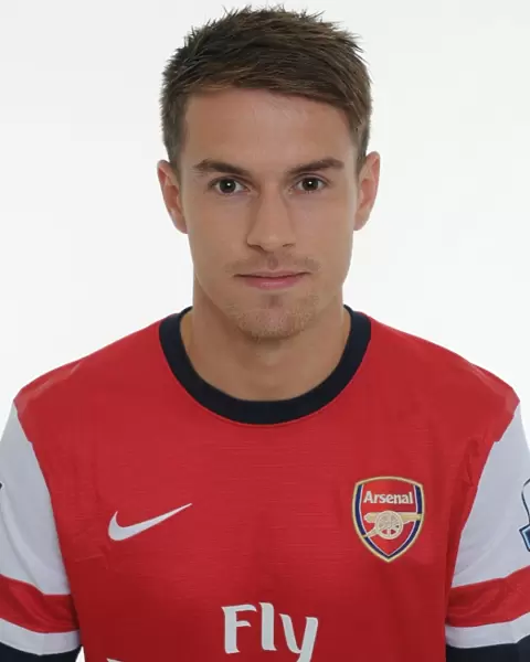 Arsenal FC 2013-14 Squad: Aaron Ramsey at Team Photocall