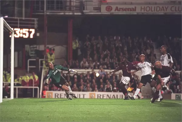 Pascal Cygan's Stunner: Arsenal's Opening Goal in Unforgettable 4-1 Victory over Fulham (August 24, 2005, Highbury, London)