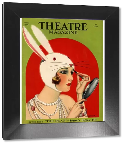 Theatre Magazine 1924 1920s USA magazines rabbits bunny girls make up makeup
