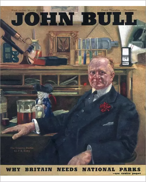 John Bull 1946 1940s UK the country doctor magazines medical