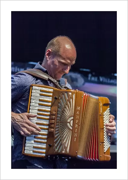 Donald Shaw, accordianist with the Scottish folk band Capercaillie