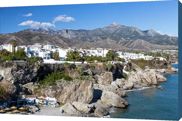 A view of the resort of Nerja in Spain