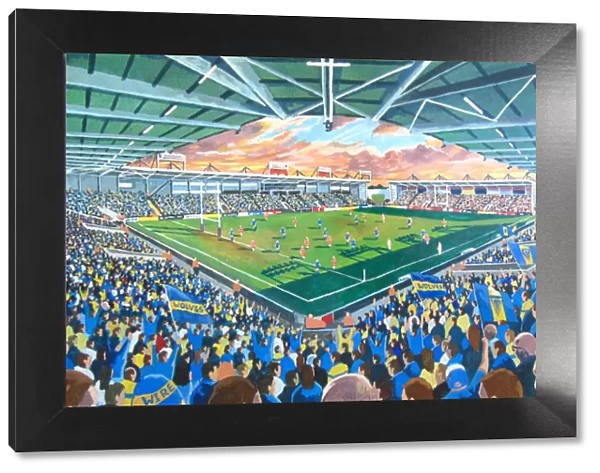 Halliwell Jones Stadium Fine Art - Warrington Wolves Rugby