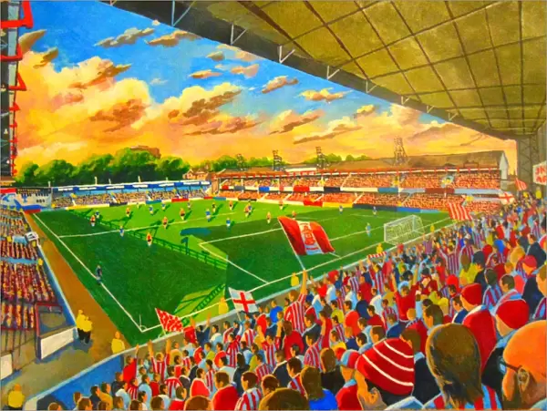 The Dell Stadium Fine Art - Southampton Football Club