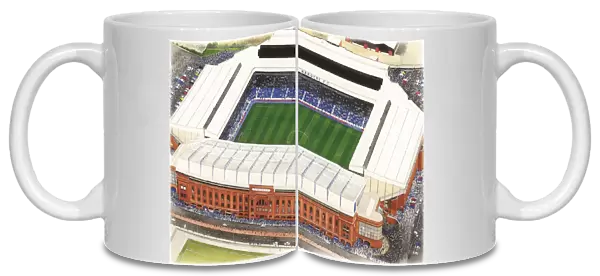 Ibrox Stadium Art - Rangers