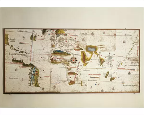 Cantino planisphere by Alberto Cantino, 1502