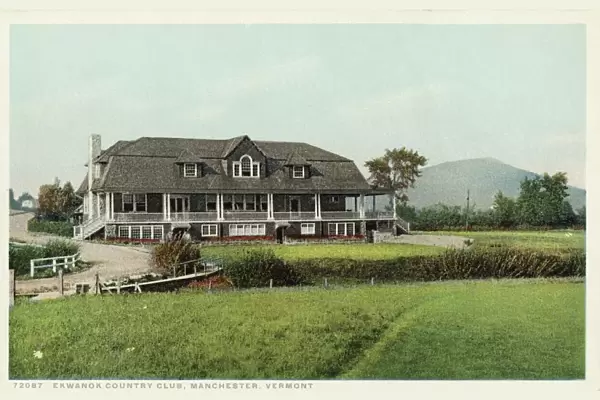 Ekwanok Country Club, Manchester, Vermont Postcard. ca. 1905-1939, Ekwanok Country Club, Manchester, Vermont Postcard