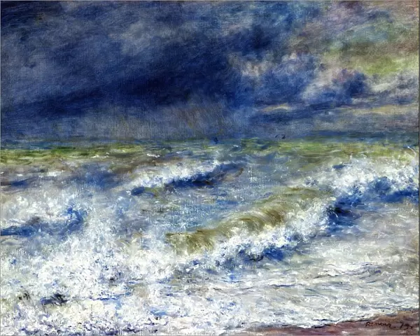 La vague (The Wave ), 1879. Oil on canvas. Pierre-Auguste Renoir (1841-1919)