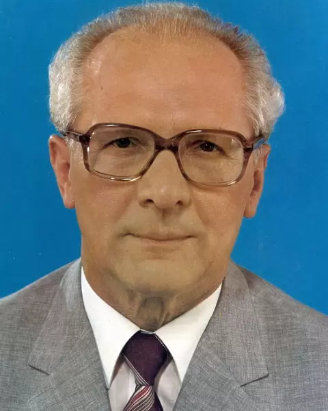 Erich Honecker 1912 - 1994, German Communist politician who led the German Democratic Republic