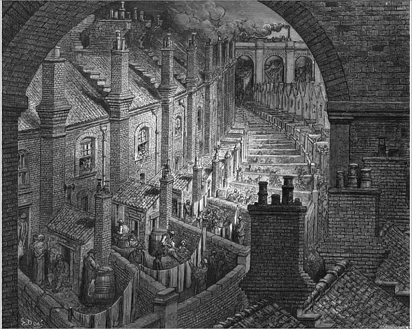 Over London by Rail From Gustave Dore and Blanchard Jerrold London: A Pilgrimage London 1872
