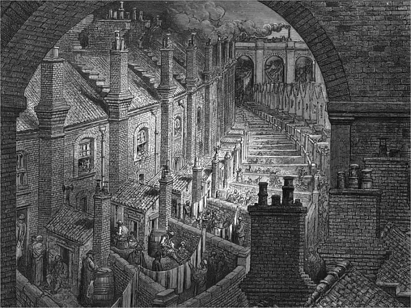Over London by Rail From Gustave Dore and Blanchard Jerrold London: A Pilgrimage London 1872