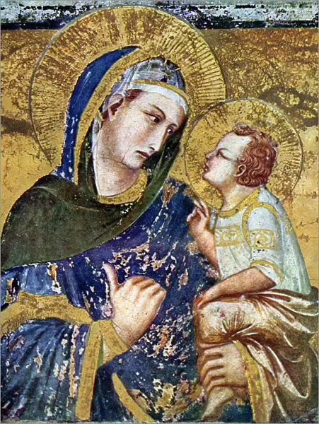 The Madonna dei Tramonti is a 1330 Madonna fresco by the Italian artist Pietro Lorenzetti