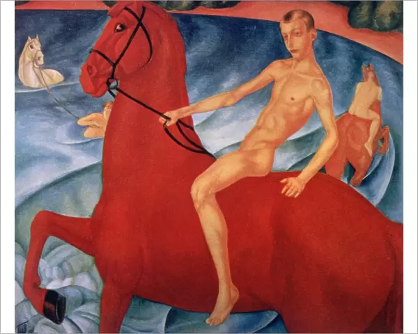 The Bathing of a Red Horse, 1912. Oil on canvas. Kuzma Petrov-Vodkin (1878-1939)