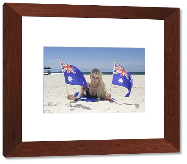 Australian Girl on the Beach