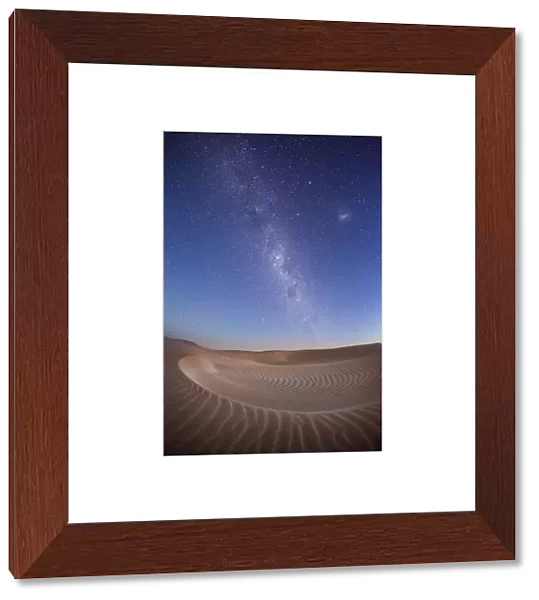 Milky Way over a sand dune. South Australia